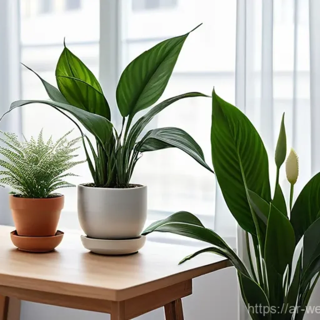 자연 요소와 인간의 관계 사무실 내 적용 - **Prompt 1: Serene Individual Workspace with Natural Accents** "A cozy and serene individual hom...